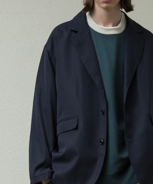 SLICK（スリック）の「テックツイルテーラードジャケット（テーラードジャケット・メンズ・ネイビー/ブラック・2/3/1）」の13枚目の写真