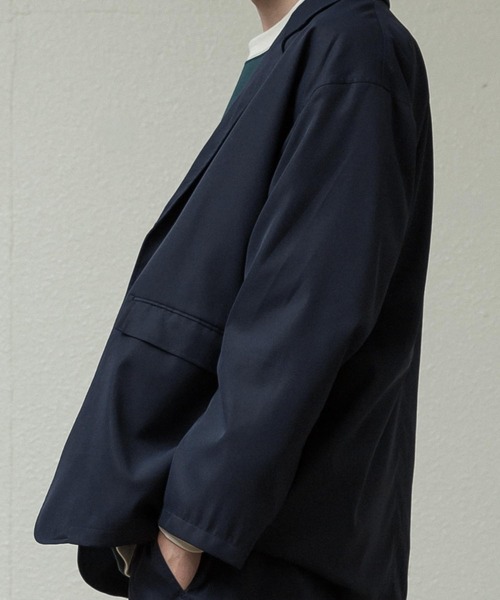 SLICK（スリック）の「テックツイルテーラードジャケット（テーラードジャケット・メンズ・ネイビー/ブラック・2/3/1）」の14枚目の写真