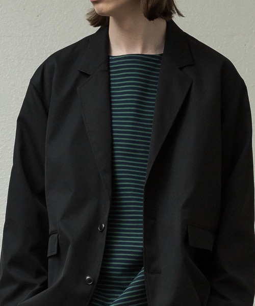 SLICK（スリック）の「テックツイルテーラードジャケット（テーラードジャケット・メンズ・ネイビー/ブラック・2/3/1）」の6枚目の写真