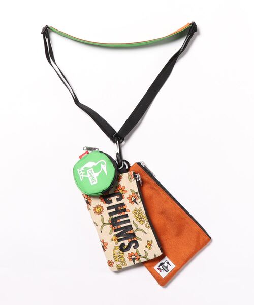 CHUMS（チャムス）の「【CHUMS/チャムス】 3P Shoulder Pouch Sweat Nylon（ショルダーバッグ・メンズ・ブラック/イエロー×グリーン/その他1/ヘザーグレー/ストライプ/ブルー系その他/ネイビー/その他6/その他4/その他2/その他3/その他5/その他8/その他7/その他9/その他10/その他13/その他14/その他11/その他12・FREE）」の6枚目の写真