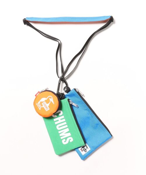 CHUMS（チャムス）の「【CHUMS/チャムス】 3P Shoulder Pouch Sweat Nylon（ショルダーバッグ・メンズ・ブラック/イエロー×グリーン/その他1/ヘザーグレー/ストライプ/ブルー系その他/ネイビー/その他6/その他4/その他2/その他3/その他5/その他8/その他7/その他9/その他10/その他13/その他14/その他11/その他12・FREE）」の7枚目の写真