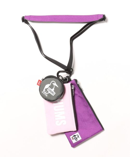 CHUMS（チャムス）の「【CHUMS/チャムス】 3P Shoulder Pouch Sweat Nylon（ショルダーバッグ・メンズ・ブラック/イエロー×グリーン/その他1/ヘザーグレー/ストライプ/ブルー系その他/ネイビー/その他6/その他4/その他2/その他3/その他5/その他8/その他7/その他9/その他10/その他13/その他14/その他11/その他12・FREE）」の8枚目の写真