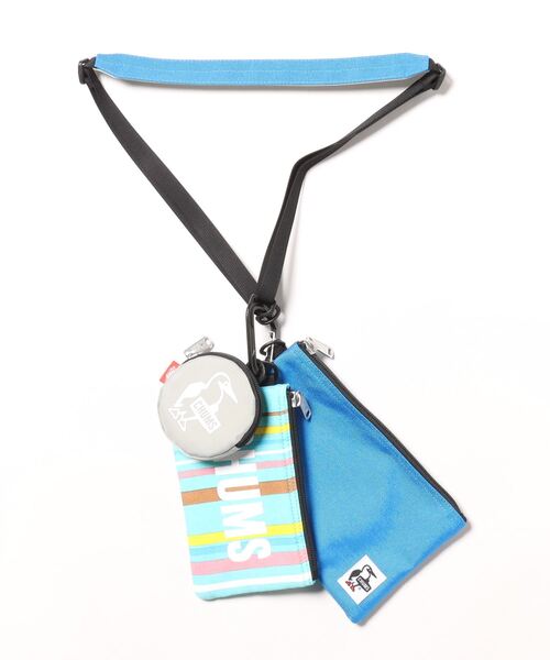 CHUMS（チャムス）の「【CHUMS/チャムス】 3P Shoulder Pouch Sweat Nylon（ショルダーバッグ・メンズ・ブラック/イエロー×グリーン/その他1/ヘザーグレー/ストライプ/ブルー系その他/ネイビー/その他6/その他4/その他2/その他3/その他5/その他8/その他7/その他9/その他10/その他13/その他14/その他11/その他12・FREE）」の10枚目の写真