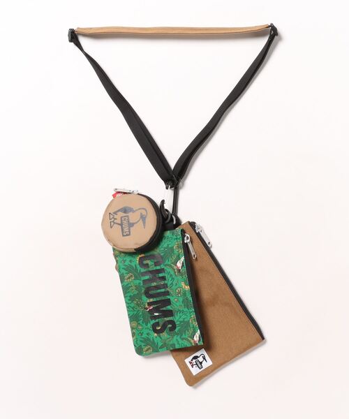 CHUMS（チャムス）の「【CHUMS/チャムス】 3P Shoulder Pouch Sweat Nylon（ショルダーバッグ・メンズ・ブラック/イエロー×グリーン/その他1/ヘザーグレー/ストライプ/ブルー系その他/ネイビー/その他6/その他4/その他2/その他3/その他5/その他8/その他7/その他9/その他10/その他13/その他14/その他11/その他12・FREE）」の11枚目の写真