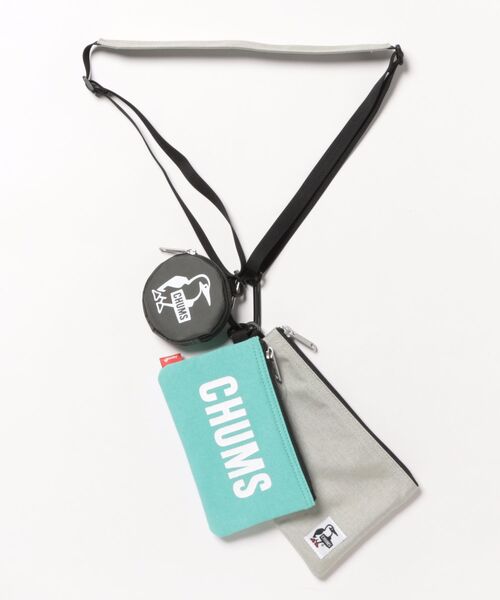 CHUMS（チャムス）の「【CHUMS/チャムス】 3P Shoulder Pouch Sweat Nylon（ショルダーバッグ・メンズ・ブラック/イエロー×グリーン/その他1/ヘザーグレー/ストライプ/ブルー系その他/ネイビー/その他6/その他4/その他2/その他3/その他5/その他8/その他7/その他9/その他10/その他13/その他14/その他11/その他12・FREE）」の15枚目の写真