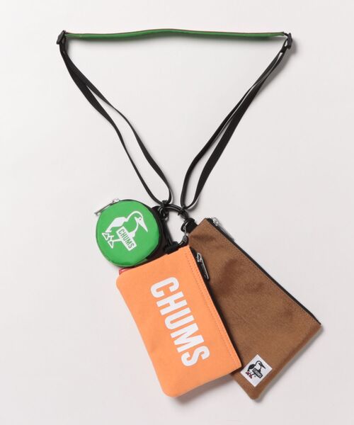 CHUMS（チャムス）の「【CHUMS/チャムス】 3P Shoulder Pouch Sweat Nylon（ショルダーバッグ・メンズ・ブラック/イエロー×グリーン/その他1/ヘザーグレー/ストライプ/ブルー系その他/ネイビー/その他6/その他4/その他2/その他3/その他5/その他8/その他7/その他9/その他10/その他13/その他14/その他11/その他12・FREE）」の16枚目の写真