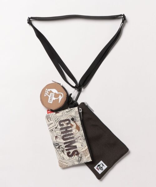 CHUMS（チャムス）の「【CHUMS/チャムス】 3P Shoulder Pouch Sweat Nylon（ショルダーバッグ・メンズ・ブラック/イエロー×グリーン/その他1/ヘザーグレー/ストライプ/ブルー系その他/ネイビー/その他6/その他4/その他2/その他3/その他5/その他8/その他7/その他9/その他10/その他13/その他14/その他11/その他12・FREE）」の18枚目の写真