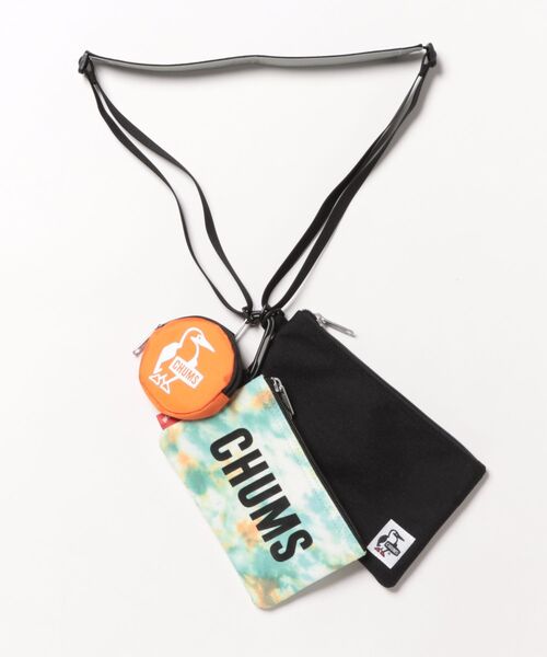 CHUMS（チャムス）の「【CHUMS/チャムス】 3P Shoulder Pouch Sweat Nylon（ショルダーバッグ・メンズ・ブラック/イエロー×グリーン/その他1/ヘザーグレー/ストライプ/ブルー系その他/ネイビー/その他6/その他4/その他2/その他3/その他5/その他8/その他7/その他9/その他10/その他13/その他14/その他11/その他12・FREE）」の20枚目の写真