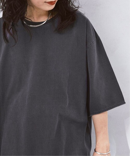 JOURNAL STANDARD relume(ジャーナルスタンダード レリューム)の「レイヤードラウンド スリットTシャツ(Tシャツ/カットソー・メンズ・ホワイト/チャコールグレー/ベージュ系その他/ライトグレー/ピンク・LARGE/MEDIUM/SMALL)」の12枚目の写真