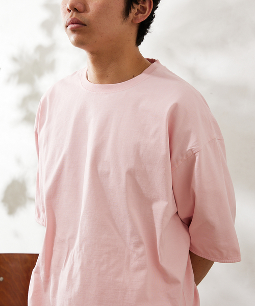 JOURNAL STANDARD relume(ジャーナルスタンダード レリューム)の「レイヤードラウンド スリットTシャツ(Tシャツ/カットソー・メンズ・ホワイト/チャコールグレー/ベージュ系その他/ライトグレー/ピンク・LARGE/MEDIUM/SMALL)」の7枚目の写真