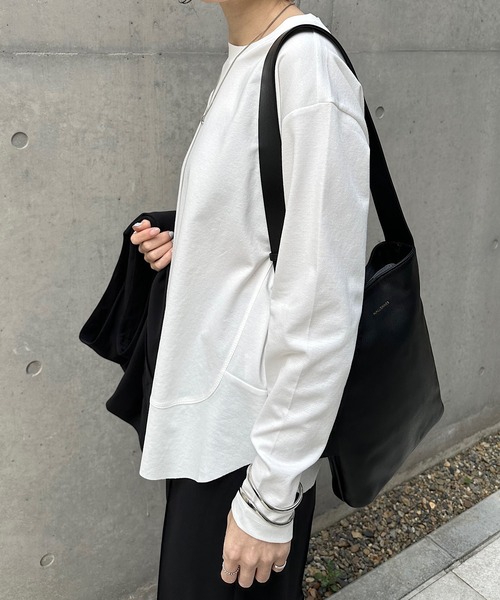COLLAGE GALLARDAGALANTE tシャツ ポンチ切替ロンT レディース