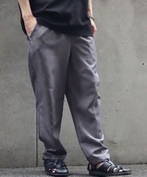 linen like tapered slacks/リネンライク テーパードスラックス