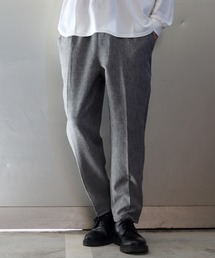 linen like tapered slacks/リネンライク テーパードスラックス