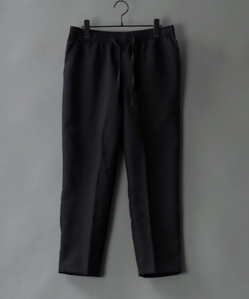 セール】linen like tapered slacks/リネンライク テーパード