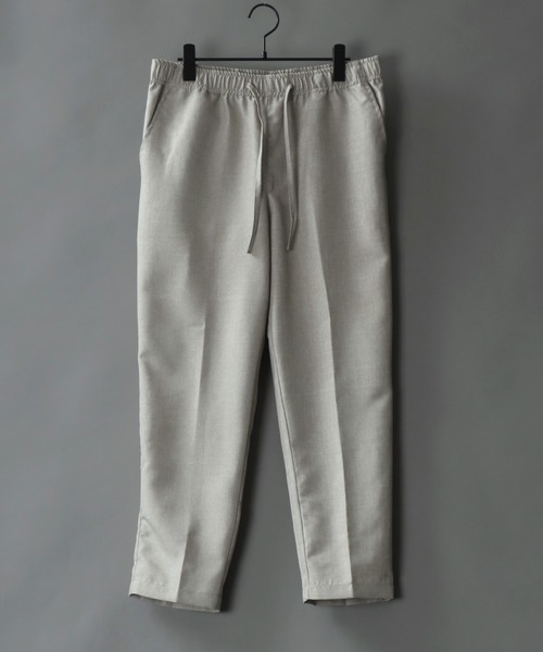 SITRY(シトリー)の「linen like tapered slacks/リネンライク テーパードスラックス(スラックス・メンズ・ブラック/ベージュ/カーキ/チャコールグレー/ライトグレー/ネイビー・M/L/LL)」の9枚目の写真