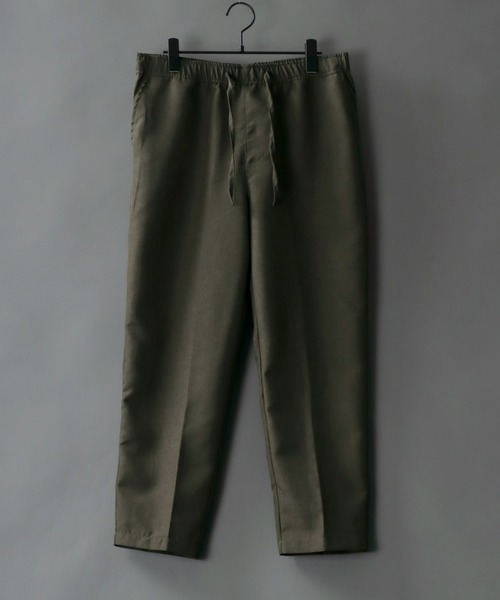 SITRY(シトリー)の「linen like tapered slacks/リネンライク テーパードスラックス(スラックス・メンズ・ブラック/ベージュ/カーキ/チャコールグレー/ライトグレー/ネイビー・M/L/LL)」の10枚目の写真