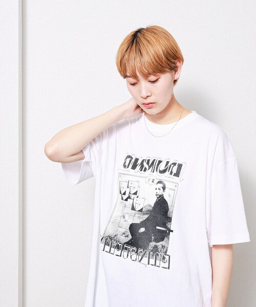 Dunno(ドノウ)の「Dunno / Kiri Awasso Crew Sweat(Tシャツ/カットソー・メンズ・ホワイト・MEDIUM/LARGE/X-LARGE)」の1枚目の写真