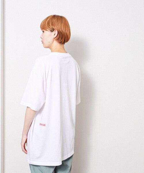 Dunno(ドノウ)の「Dunno / Kiri Awasso Crew Sweat(Tシャツ/カットソー・メンズ・ホワイト・MEDIUM/LARGE/X-LARGE)」の5枚目の写真