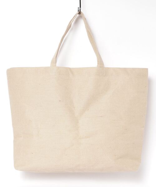 EDIT Gris(エディットグリ)の「ロゴ刺繍ビッグジュートバッグ(トートバッグ・レディース・Beige・FREE)」の7枚目の写真