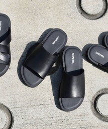 SHIPS any | SHIPS any: カウレザー ワンストラップ サンダル◇(サンダル)