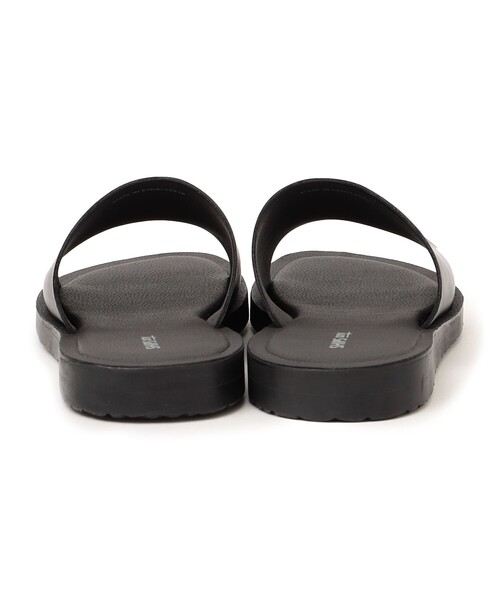 SHIPS any（シップス エニィ）の「SHIPS any: カウレザー ワンストラップ サンダル◇（サンダル・メンズ・ブラック・42/43/41/40）」の5枚目の写真