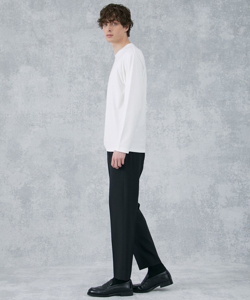 PUBLIC TOKYO(パブリックトウキョウ)の「エバークリーススリムテーパードスラックス(スラックス・メンズ・ダークグレー/ベージュ/ブラック・1/2/3)」の5枚目の写真