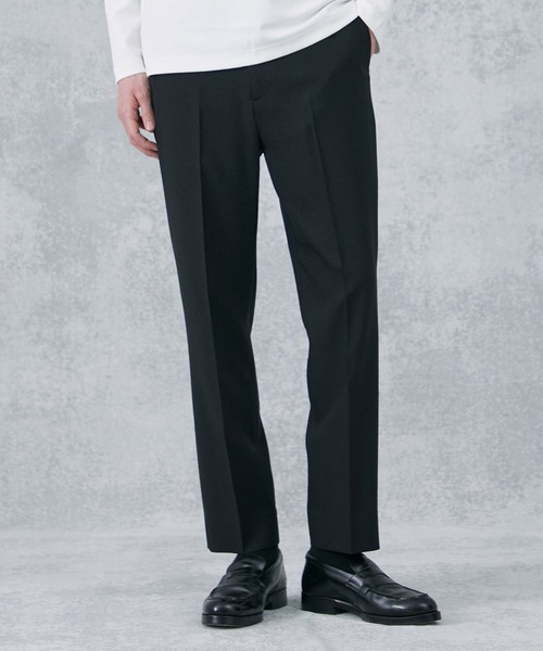 PUBLIC TOKYO(パブリックトウキョウ)の「エバークリーススリムテーパードスラックス(スラックス・メンズ・ダークグレー/ベージュ/ブラック・1/2/3)」の8枚目の写真