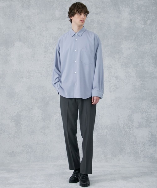 PUBLIC TOKYO(パブリックトウキョウ)の「エバークリーススリムテーパードスラックス(スラックス・メンズ・ダークグレー/ベージュ/ブラック・1/2/3)」の15枚目の写真