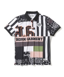 ☆HORN GARMENTホーンガーメント 半袖POLOシャツ 人気！！ カジュアルゴルフドットコムby PALM SPRINGSにHORN GARMENT