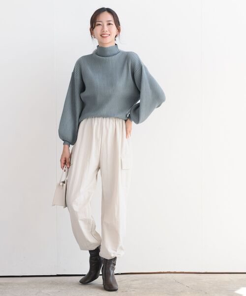 rps(アールピーエス)の「ナイロンカーゴパンツ(カーゴパンツ・レディース・ブラック/アイボリー/ライトカーキ・フリー)」の20枚目の写真