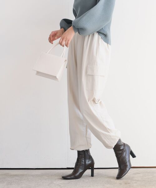 rps(アールピーエス)の「ナイロンカーゴパンツ(カーゴパンツ・レディース・ブラック/アイボリー/ライトカーキ・フリー)」の19枚目の写真