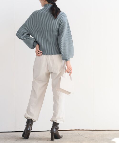 rps(アールピーエス)の「ナイロンカーゴパンツ(カーゴパンツ・レディース・ブラック/アイボリー/ライトカーキ・フリー)」の18枚目の写真