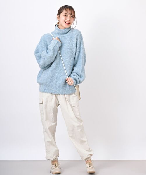 rps(アールピーエス)の「ナイロンカーゴパンツ(カーゴパンツ・レディース・ブラック/アイボリー/ライトカーキ・フリー)」の10枚目の写真