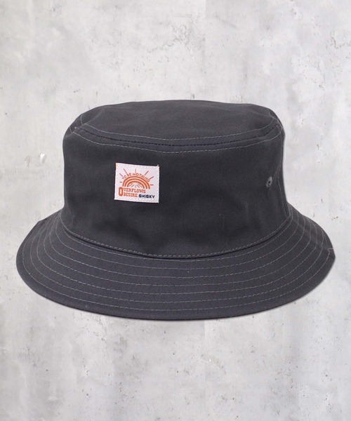 THE CASUAL（カジュアル）の「ピス付きバケットハット（ハット・キッズ・チャコール/モカ/パープル/ブルー系その他/ベージュ/ブラック/ネイビー/カーキ・56/52/54）」の2枚目の写真