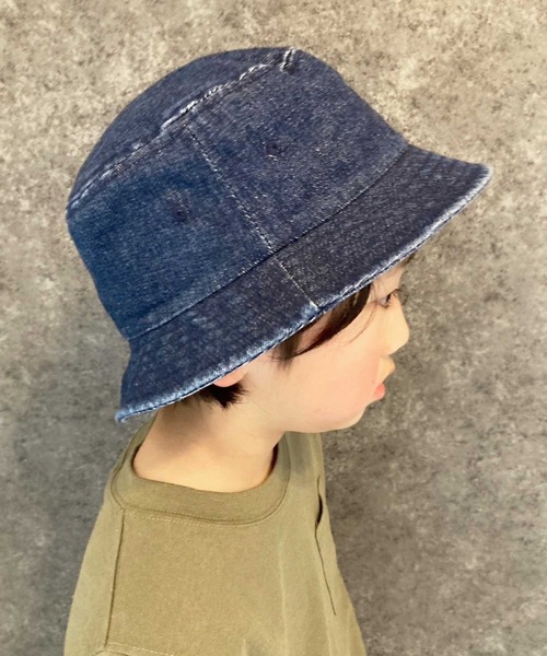 THE CASUAL（カジュアル）の「ピス付きバケットハット（ハット・キッズ・チャコール/モカ/パープル/ブルー系その他/ベージュ/ブラック/ネイビー/カーキ・56/52/54）」の10枚目の写真