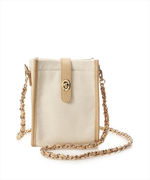 REDYAZEL（レディアゼル）の「キャンバスミニショルダーバッグ（ショルダーバッグ・レディース・ブラック/ベージュ/サックスブルー/イエロー・FREE）」の3枚目の写真