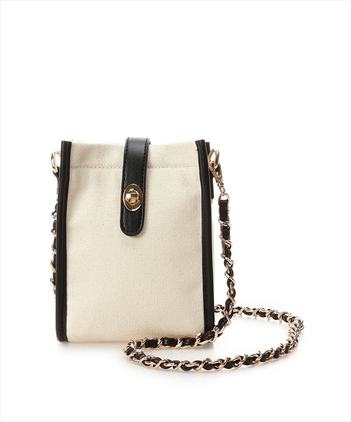 REDYAZEL（レディアゼル）の「キャンバスミニショルダーバッグ（ショルダーバッグ・レディース・ブラック/ベージュ/サックスブルー/イエロー・FREE）」の2枚目の写真