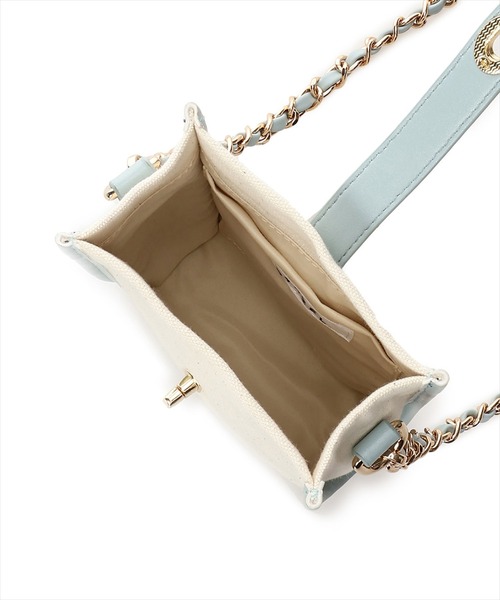 REDYAZEL（レディアゼル）の「キャンバスミニショルダーバッグ（ショルダーバッグ・レディース・ブラック/ベージュ/サックスブルー/イエロー・FREE）」の11枚目の写真