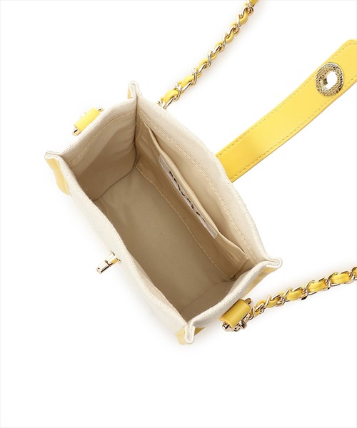 REDYAZEL（レディアゼル）の「キャンバスミニショルダーバッグ（ショルダーバッグ・レディース・ブラック/ベージュ/サックスブルー/イエロー・FREE）」の18枚目の写真