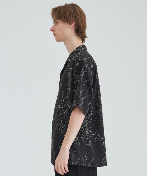 STUDIOUS（ステュディオス）の「アートオープンカラーシャツ（シャツ/ブラウス・メンズ・ネイビー/ブラック/ホワイト/ベージュ・2/3/1）」の16枚目の写真