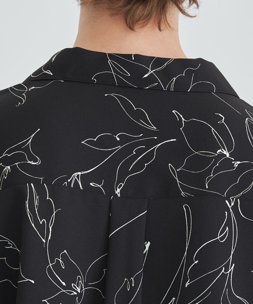 STUDIOUS（ステュディオス）の「アートオープンカラーシャツ（シャツ/ブラウス・メンズ・ネイビー/ブラック/ホワイト/ベージュ・2/3/1）」の22枚目の写真