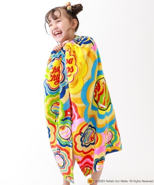 チャングンソク　バースデーリップタオル Chupa Chups ラップタオル 80cm（スイムグッズ）｜devirock