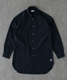 BRICK & SONS | NOTO QUALITY リラックスロングシャツ＜ブラック＞(シャツ/ブラウス)