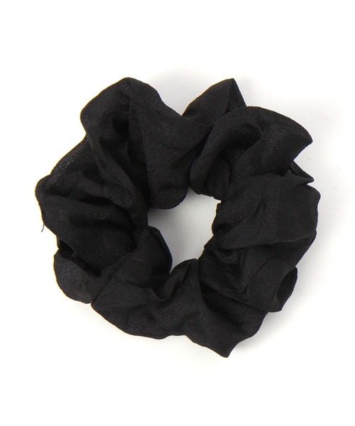 LAKOLE(ラコレ)の「ワッシャーシフォンシュシュ / 909514(シュシュ・レディース・ライトベージュ/ブラック/ライトグリーン/ブラウン・FREE)」の2枚目の写真