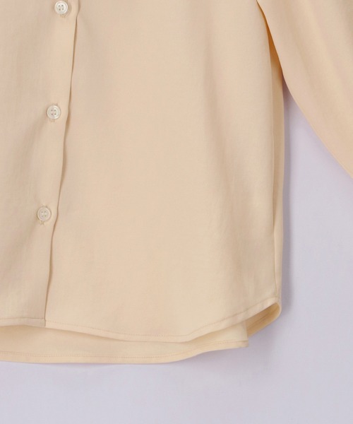 ROPE' PICNIC（ロペピクニック）の「【KIDS】フレアカラーブラウス（シャツ/ブラウス・キッズ・ブラック/クリーム・120/130/140/150）」の13枚目の写真