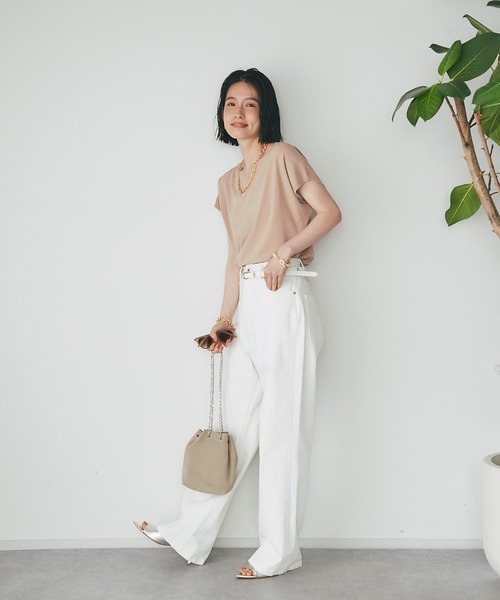 RIVE DROITE(リヴドロワ)の「スエードチェーンバッグ(ショルダーバッグ・レディース・サンドベージュ・FREE)」の15枚目の写真