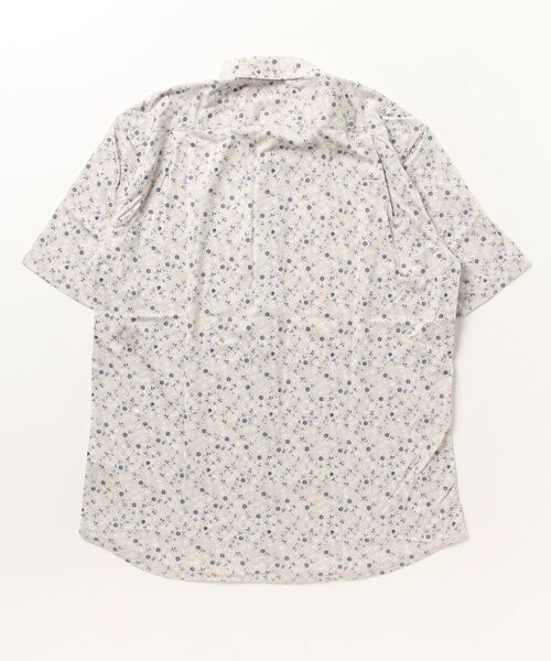 alcali（アルカリ）の「ジャージプリントレギュラーカラー半袖シャツ（シャツ/ブラウス・メンズ・ベージュ・4）」の2枚目の写真