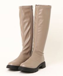 a.v.v / 厚底 ロング丈 ストレッチブーツ