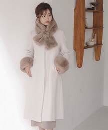 PROPORTION BODY DRESSING | フェイクファー取外しコート / 1213252002(ステンカラーコート)