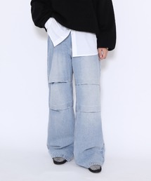 PUNYUS | ニータックバギーデニムパンツ(デニムパンツ)